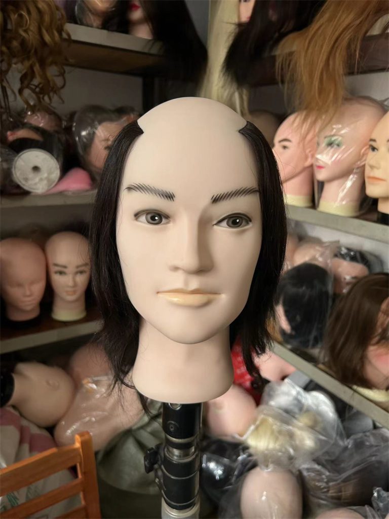 Male Bald Human Hair Mannequin Head – wholesale from RWAVY factory