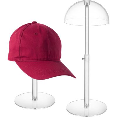 Acrylic Hat Display Stand, Clear Adjustable 8–16 Inch – wholesale from RWAVY factory