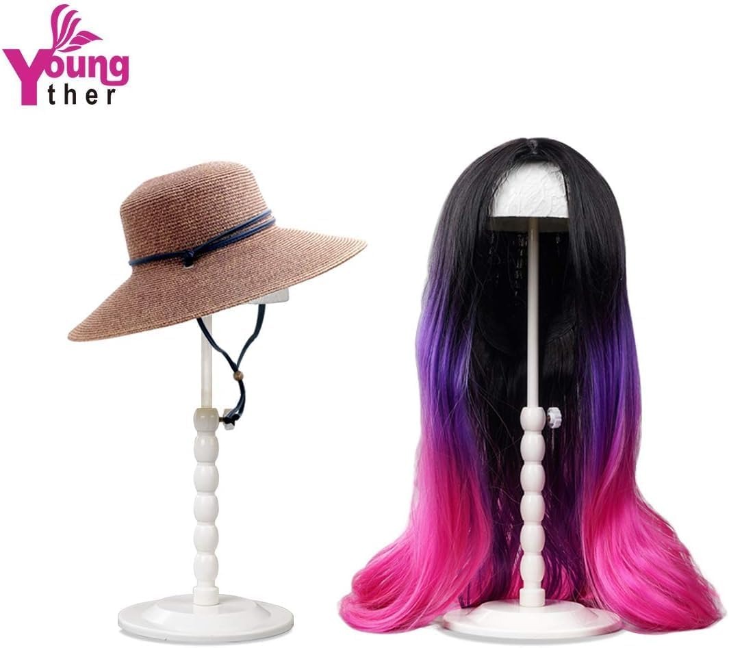 Folding Wig Stand, Adjustable 12–18.8 Inch, 2 Pcs – product detail close-up