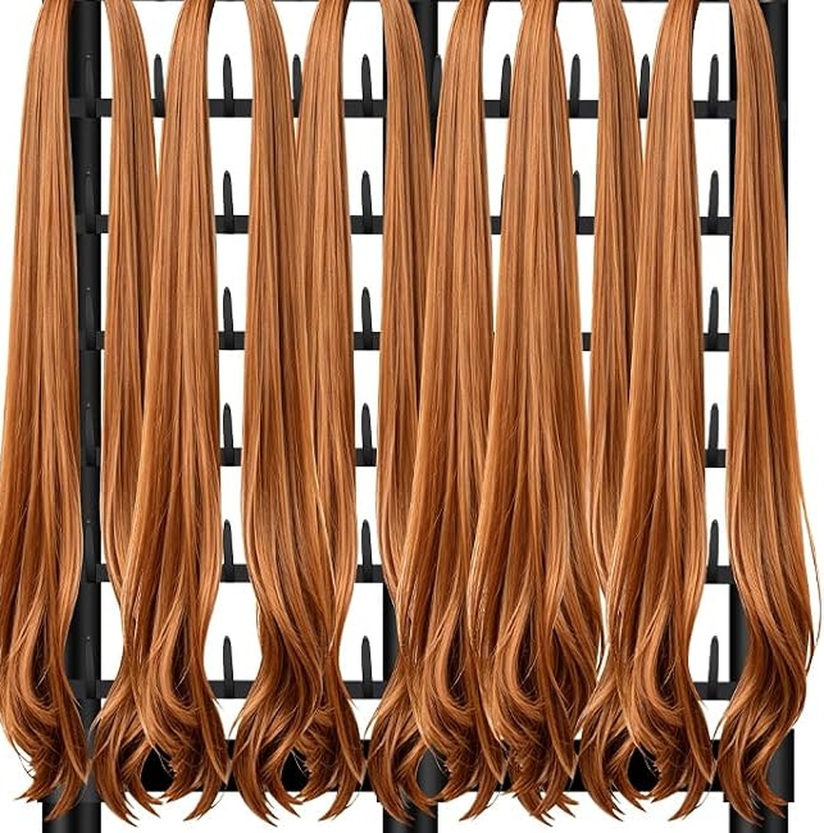Braiding Hair Rack, 420 Pegs 3-Side Rotating Black – product detail close-up