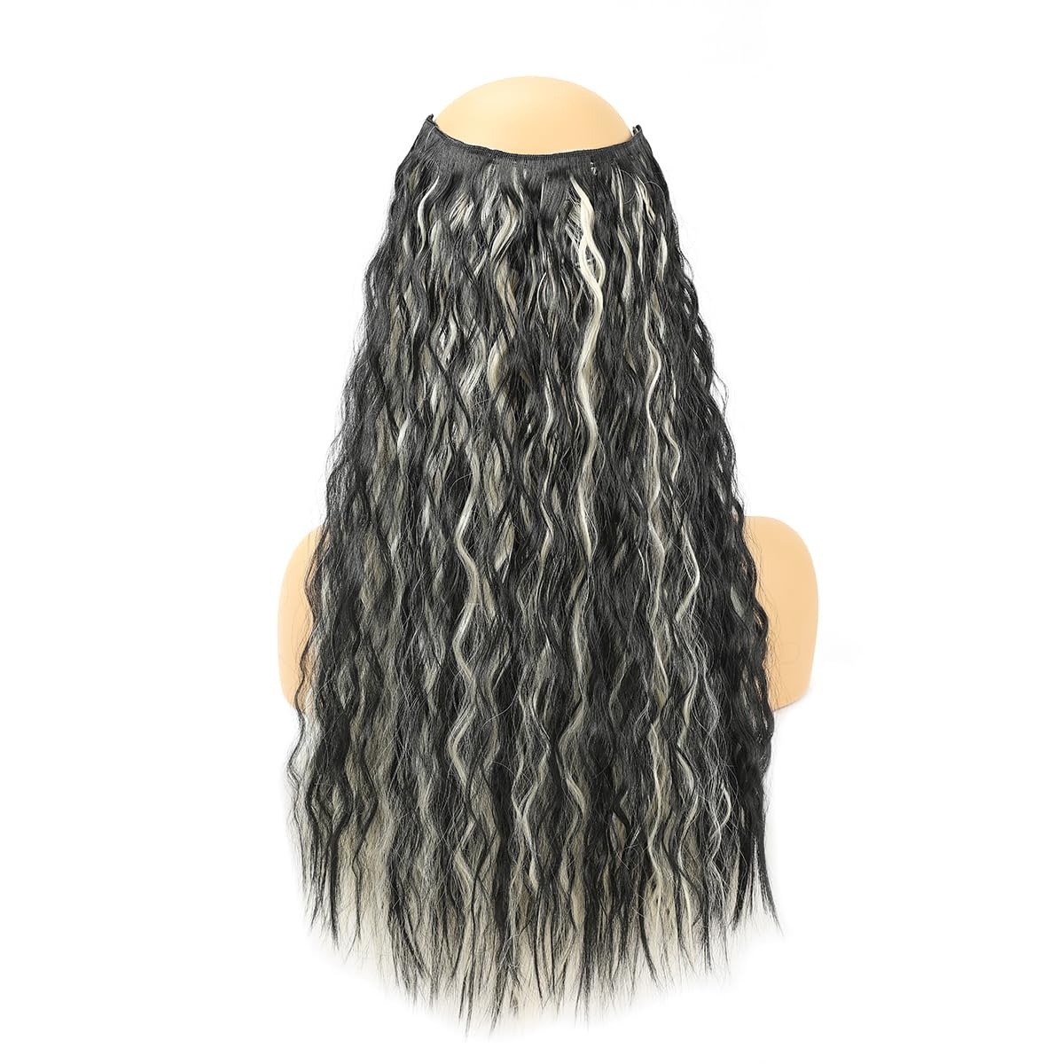 Curly One Piece Clip In Hair Extensions, 20 Inch – view 6