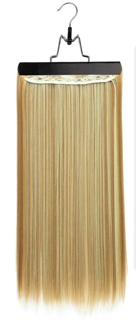 Hair Extension Storage Bag with Hanger, 23.6 Inch Black – in use / lifestyle view