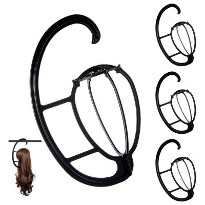 Hanging Wig Stand for Air Drying, Space Saving, 4 Sets – wholesale from RWAVY factory