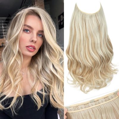 Invisible Wire Hair Extensions 3 Clips, Multi-Color – wholesale from RWAVY factory