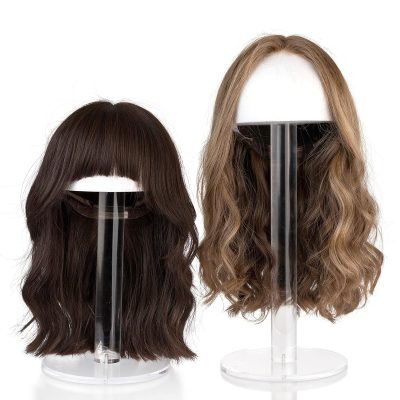 Lucite Wig Stand with Acrylic Mannequin Head, 19 Inch – wholesale from RWAVY factory