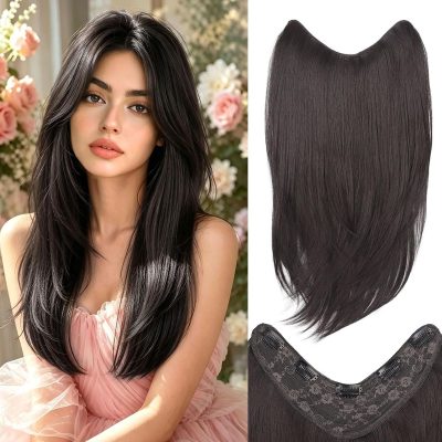 One-Piece Clip In Hair Extensions, 22 Inch Layered – wholesale from RWAVY factory