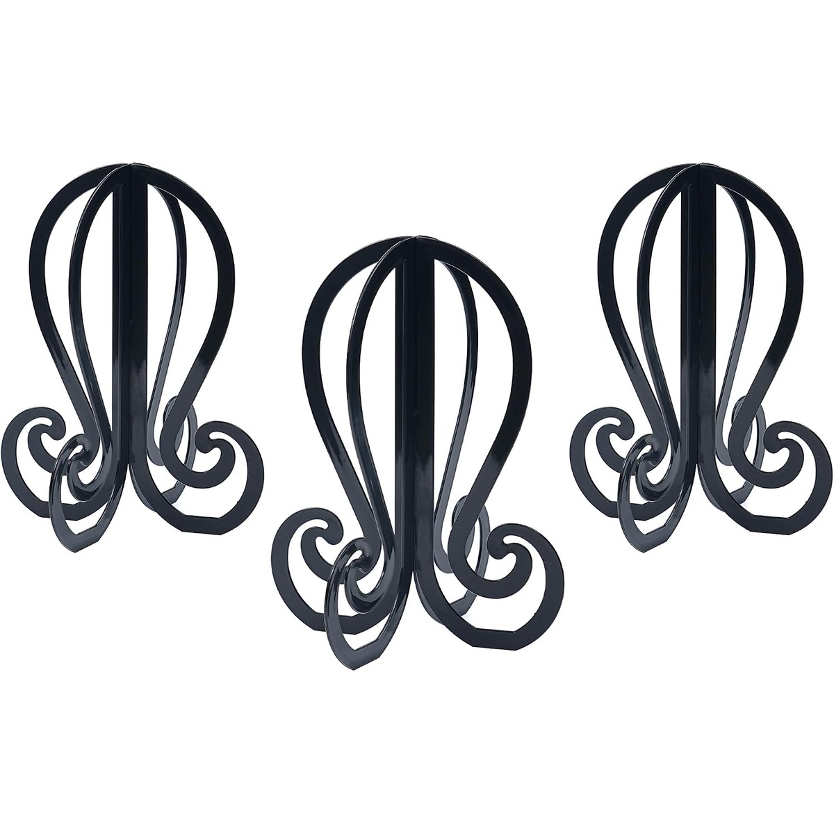 Plastic Wig Stand, 3 Pcs Black Head Holder 11.6 Inch – wholesale from RWAVY factory