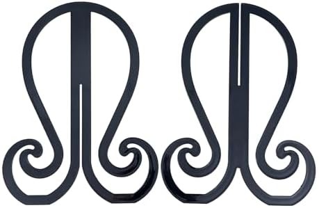 Plastic Wig Stand, 3 Pcs Black Head Holder 11.6 Inch – additional product view