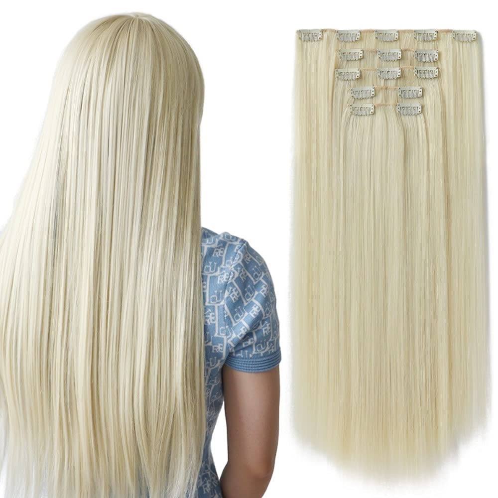 Straight Clip In Hair Extensions, 22 Inch – view 8