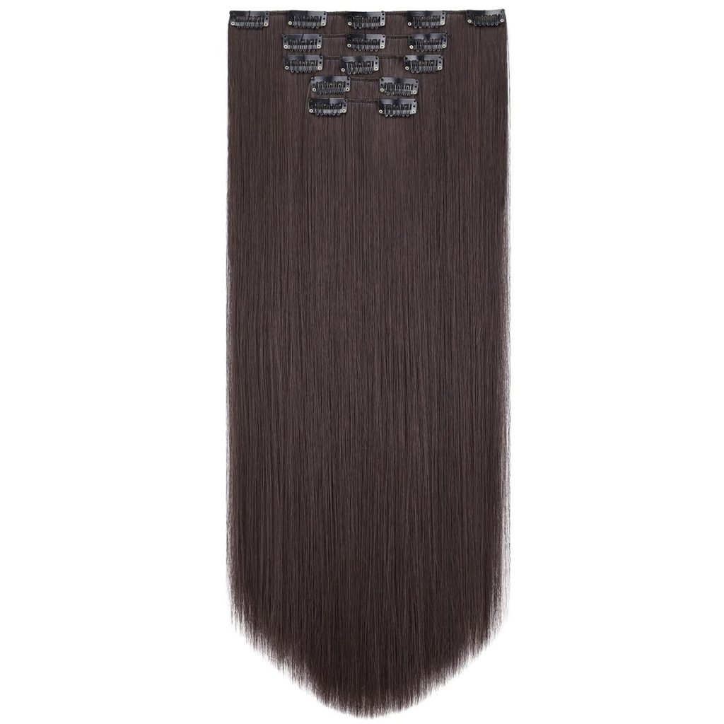 Straight Clip In Hair Extensions, 22 Inch – wholesale from RWAVY factory