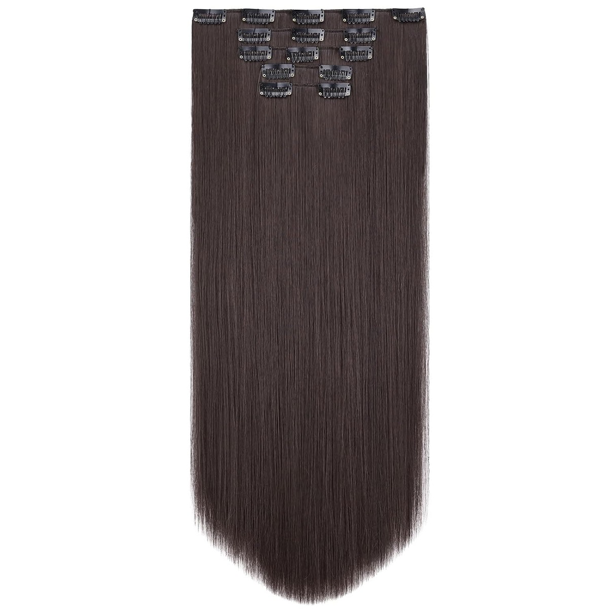 Straight Clip In Hair Extensions, 22 Inch – wholesale from RWAVY factory