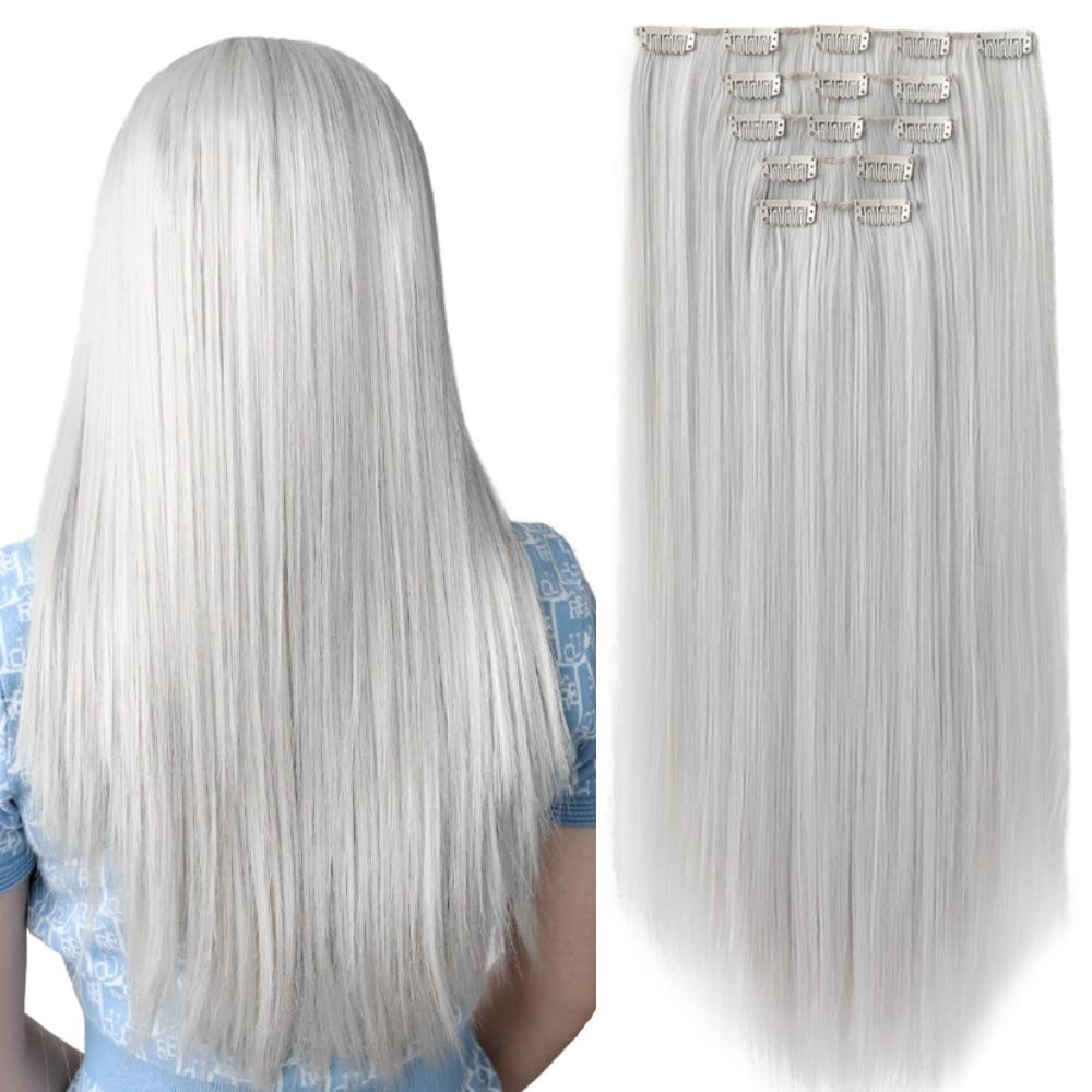 Straight Clip In Hair Extensions, 22 Inch – view 9