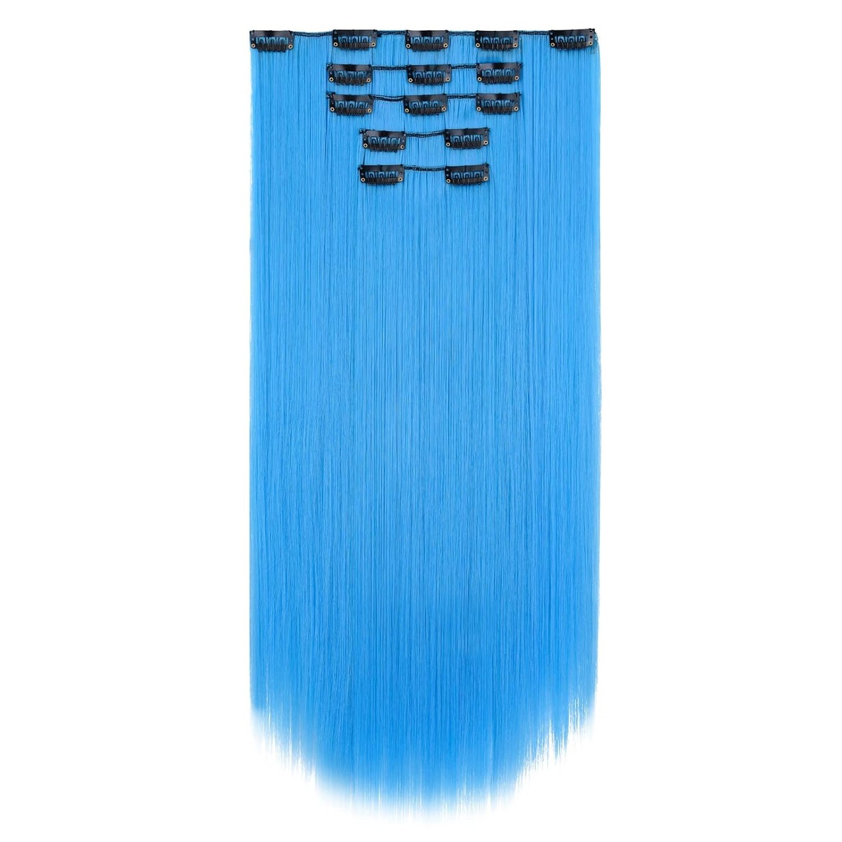 Straight Clip In Hair Extensions, 22 Inch – view 7