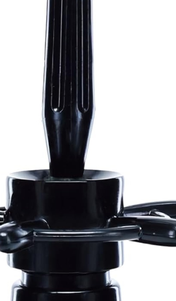 Suction Table Stand for Wig & Mannequin Head, Black – product detail close-up