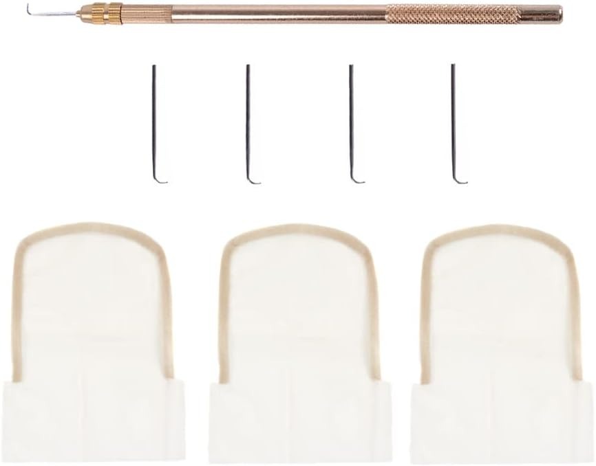 Ventilating Needles with Brass Holder, 4 Sizes – product detail close-up