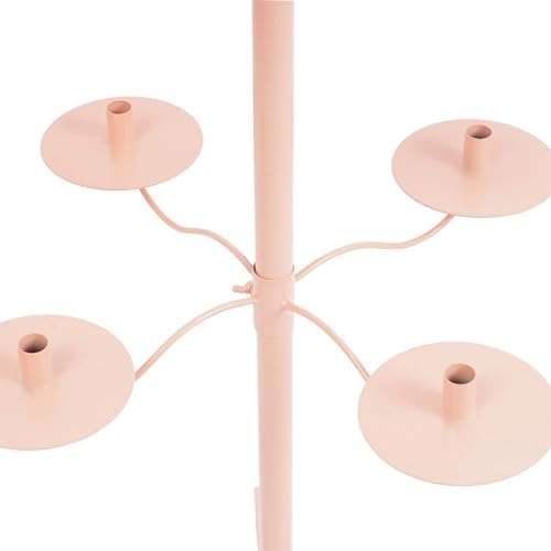Wig Stand Rack, 12 Heads Rotating Pink for Storage – product detail close-up